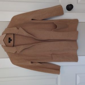 J crew Sophie merino blend open blazer sweater